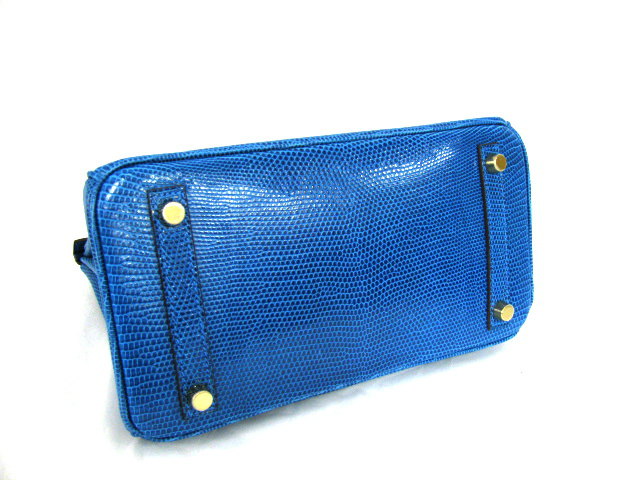 エルメス バーキン25/ハンドバッグ/ミコニス/金具 ゴールド)/リザード【新品】